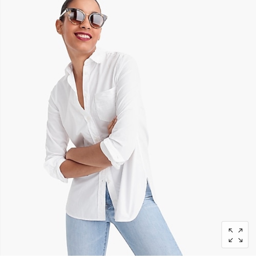 J Crew Classic fit boy shirt in Cotton poplin